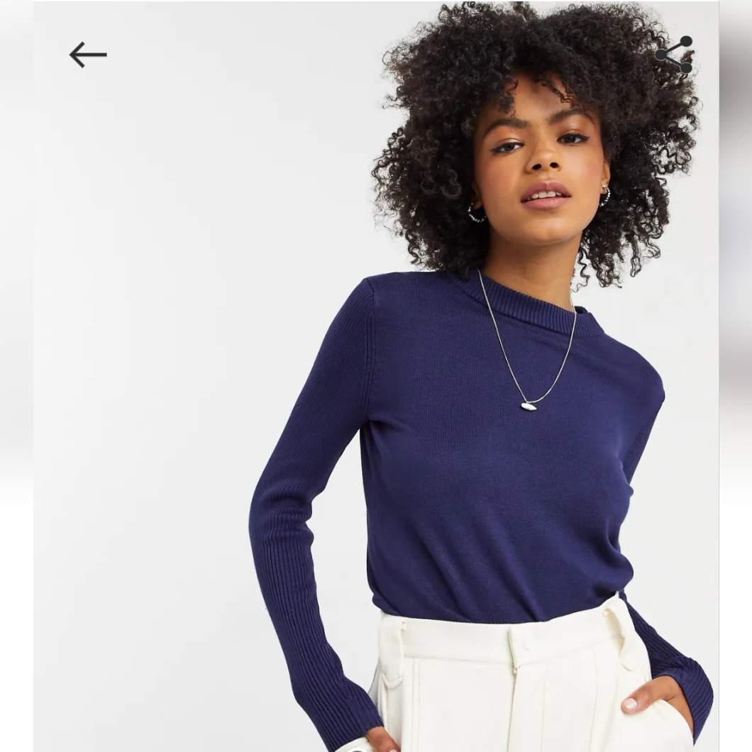 Gianni Feraud Crew Neck Sweater In Navy Color, 6